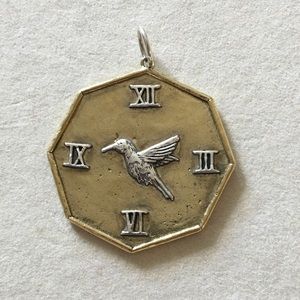 Waxing Poetic In Time Pendant